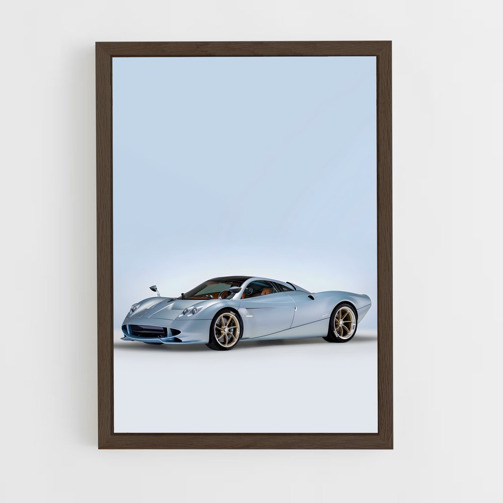 Poster Huayra en Lumière – affiche Pagani (vue 5)